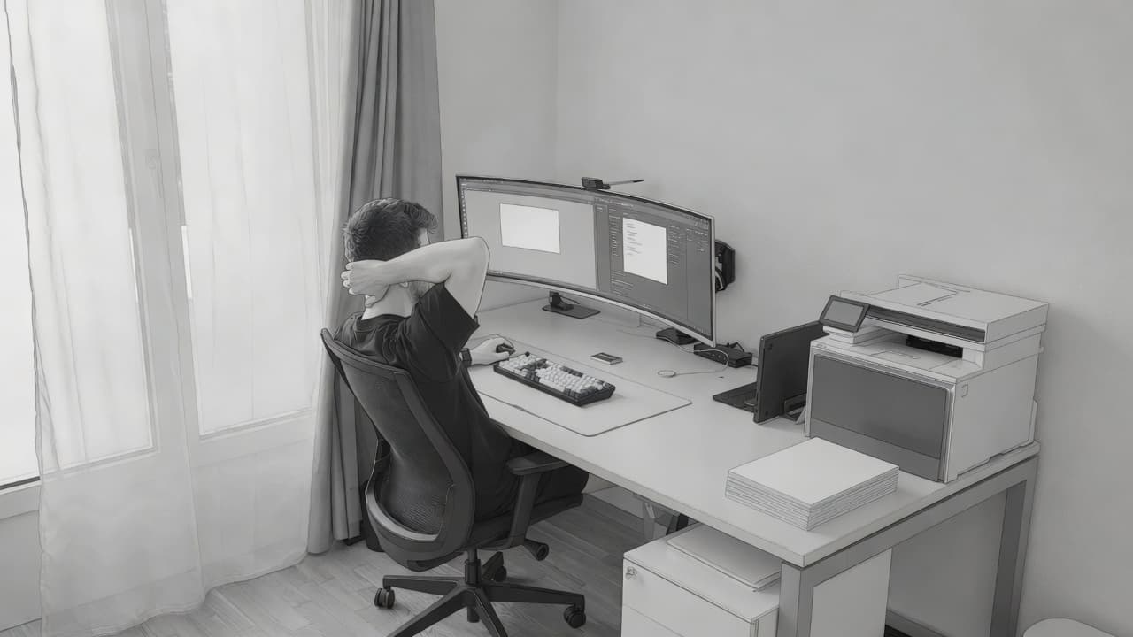 Manuel Hedinger at work
